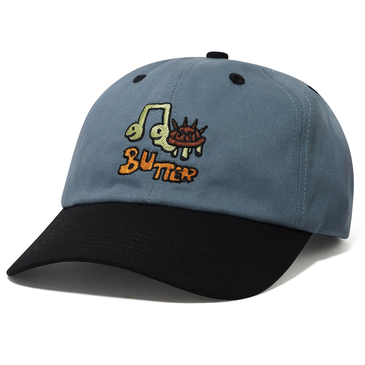 Butter Goods Turtle 6 Panel Cap Ocean / Black