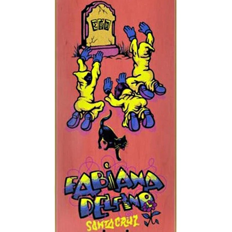 Santa Cruz Delfino Ego Skateboard Deck 8.25 Santa Cruz Delfino Ego Skateboard Deck 8.25