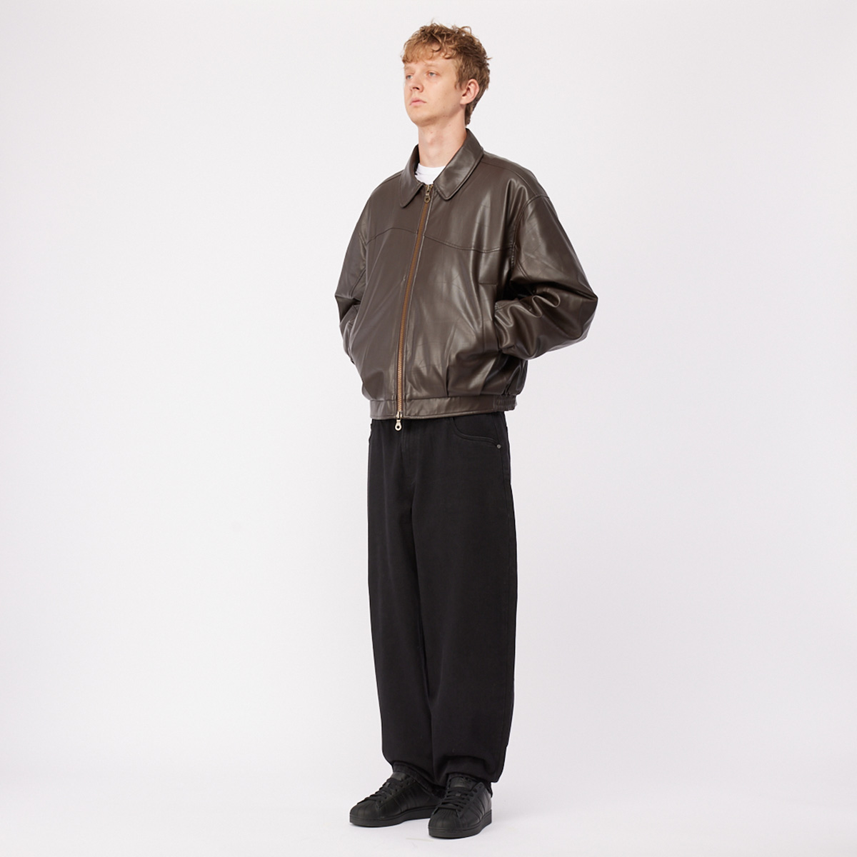 Dime Debossed Wavy Jacket Brown Dime Debossed Wavy Jacket Brown