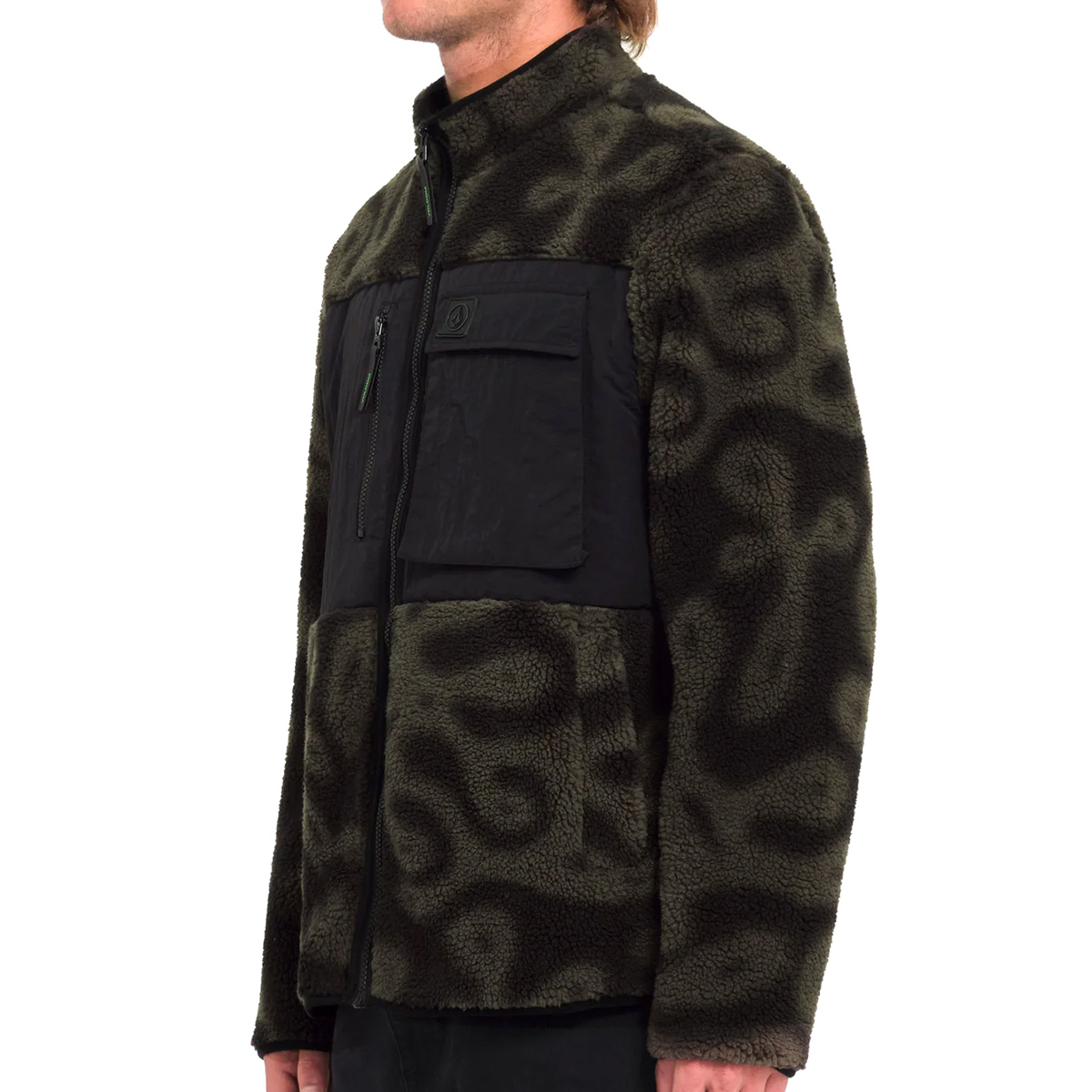 Volcom Zephyr Storm Stone Zip Sweater PRT Print Volcom Zephyr Storm Stone Zip Sweater PRT Print