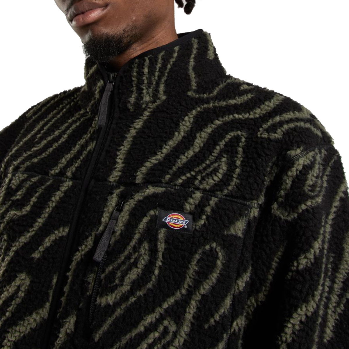 Dickies Mount Hope Fleece Jacket Printed Black