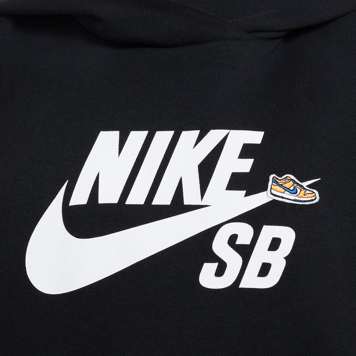 Nike SB Kids Icon Easyon Fleece Hooded Sweater Black/White Nike SB Kids Icon Easyon Fleece Hooded Sweater Black/White