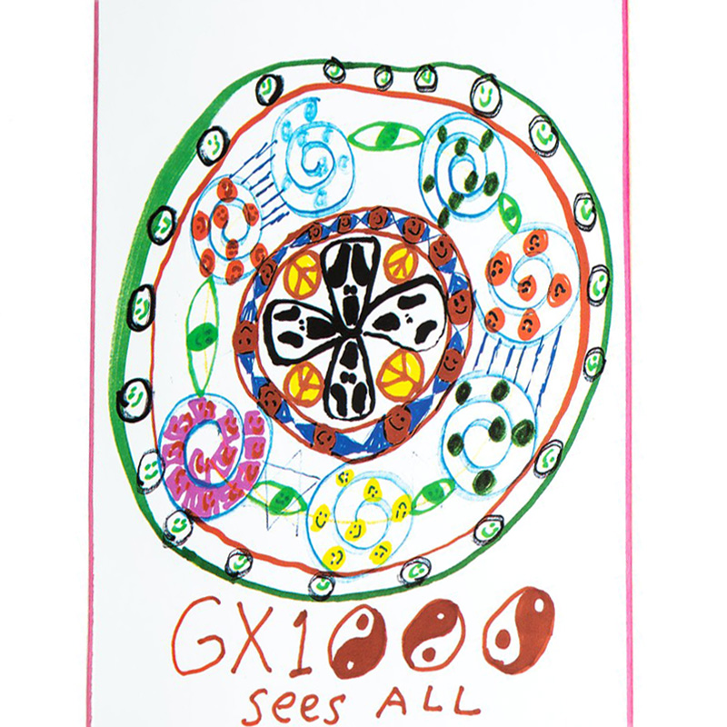 GX1000 Sees All 1 Skateboard Deck  8.0