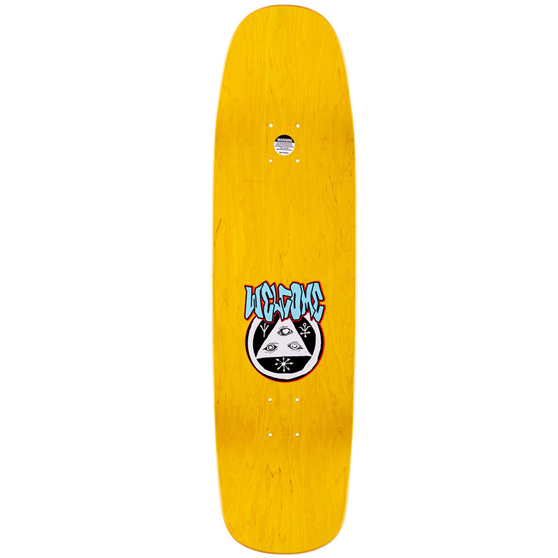 Welcome Lessrach On Son of Golem Skateboard Deck White 8.75 Welcome Lessrach On Son of Golem Skateboard Deck White 8.75