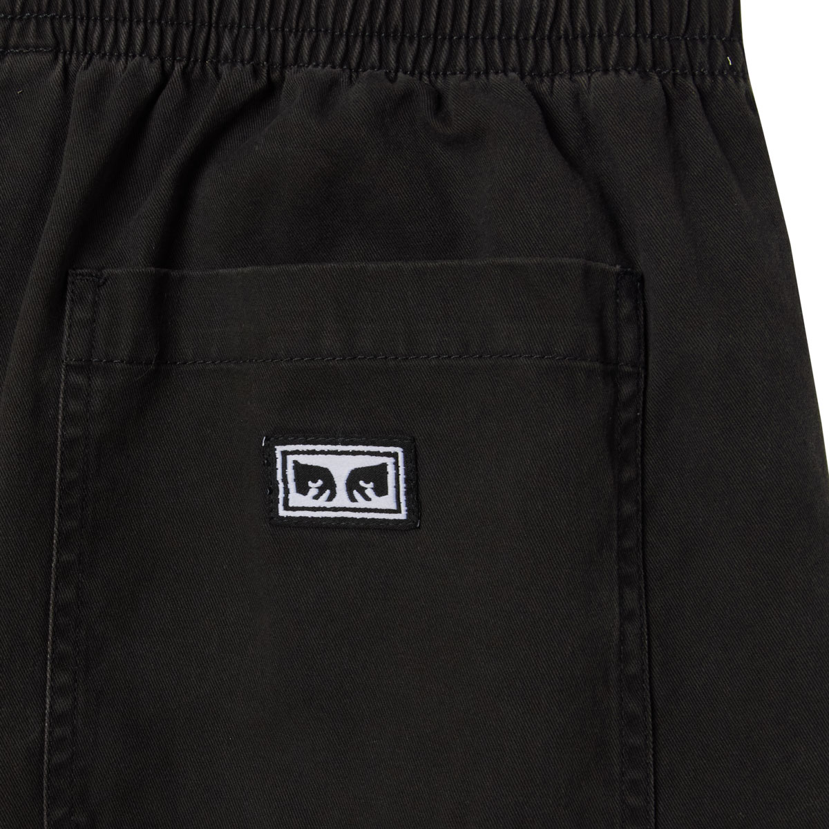 Obey Theo Easy Short Black Faded Wash