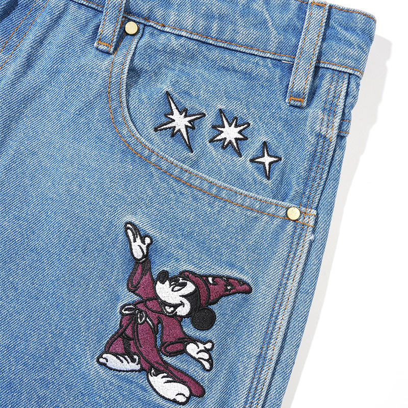 Butter x Disney Fantasia Baggy Denim Jeans Washed Indigo Butter x Disney Fantasia Baggy Denim Jeans Washed Indigo