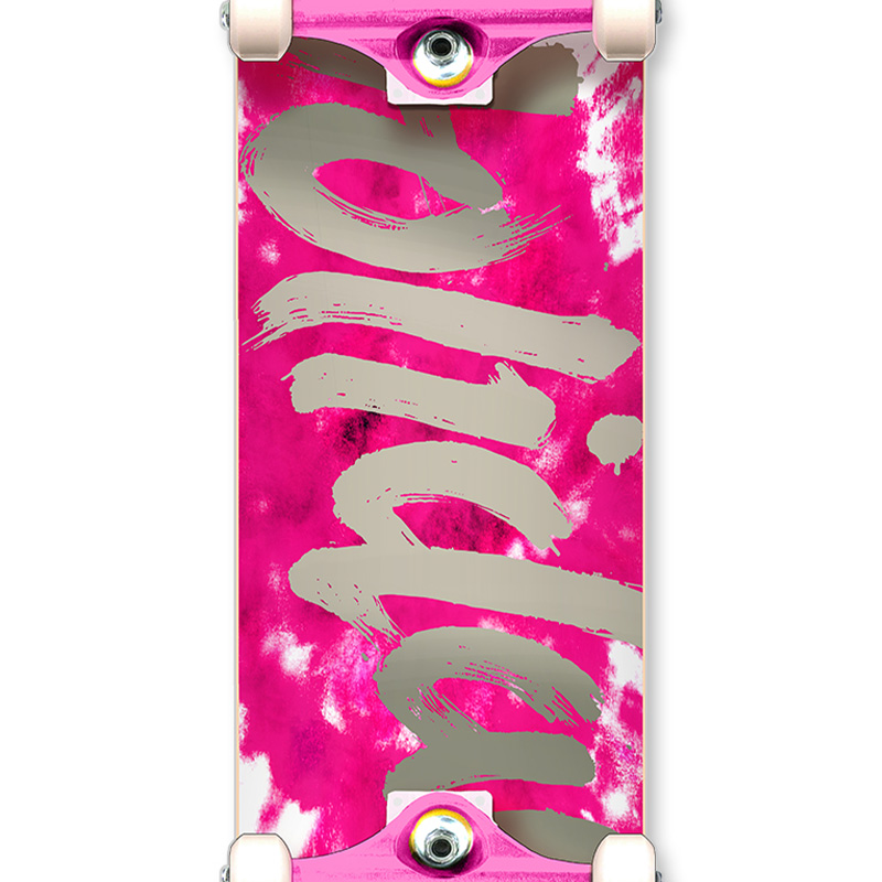 Holiday Skateboards Tie Dye Pink Complete Skateboard 7.75 Holiday Skateboards Tie Dye Pink Complete Skateboard 7.75