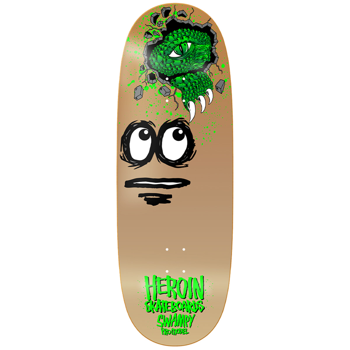 Heroin Swampy Egg Skateboard Deck 11.0