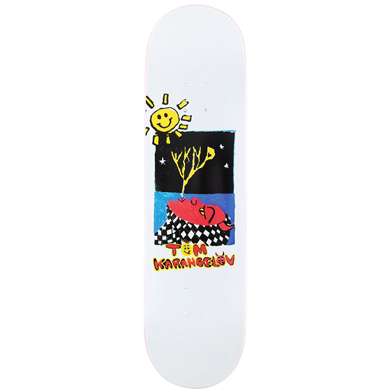 WKND Soul System Tom Karangelov Skateboard Deck White 8.5