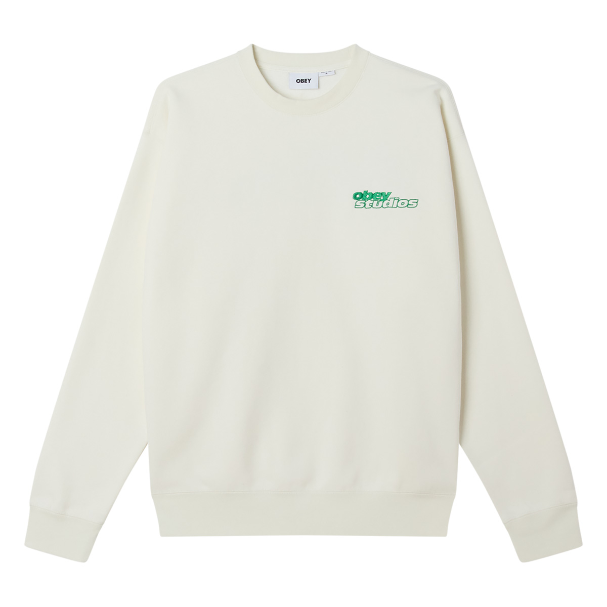 Obey Tonic Crewneck Sweater Off White