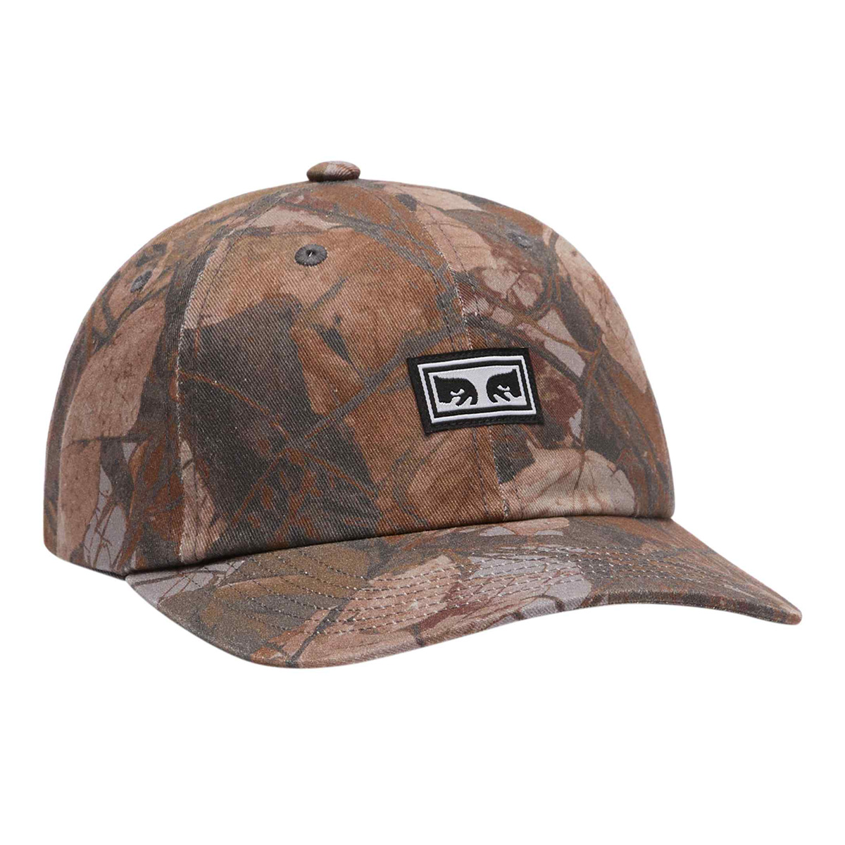 Obey Icon Eyes Pigment 6 Panel Cap Velc Fence Camo