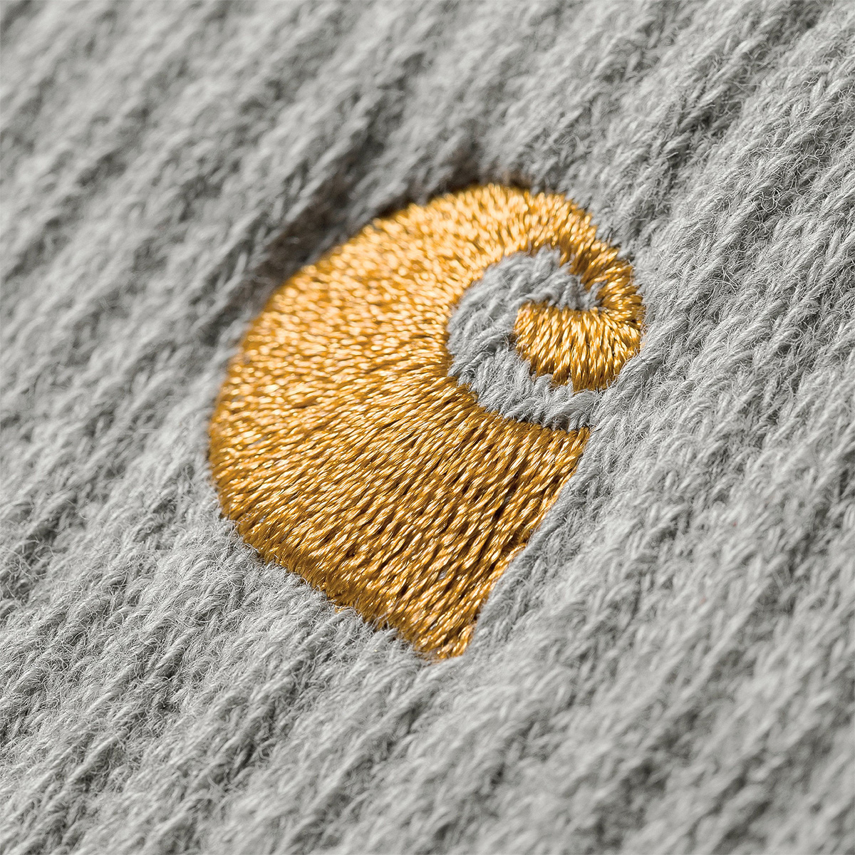 Carhartt WIP Chase Socks Grey Heather/Gold Carhartt WIP Chase Socks Grey Heather/Gold