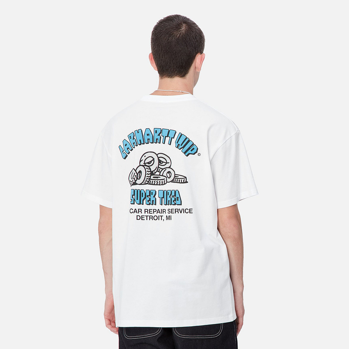 Carhartt WIP Super Tired T-Shirt White Carhartt WIP Super Tired T-Shirt White