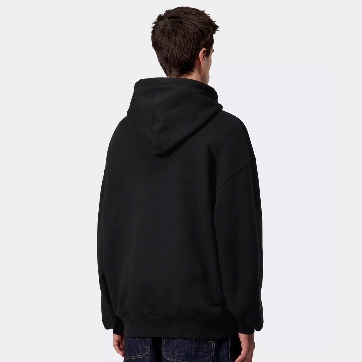 Carhartt WIP Hackwork Hooded Sweater Black/Wall Carhartt WIP Hackwork Hooded Sweater Black/Wall