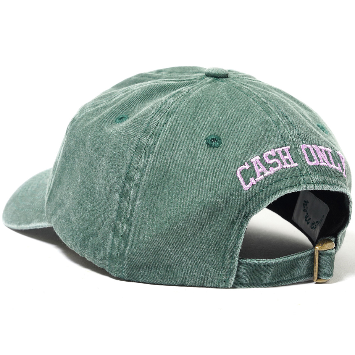 Cash Only Campus 6 Panel Cap Washed Forest