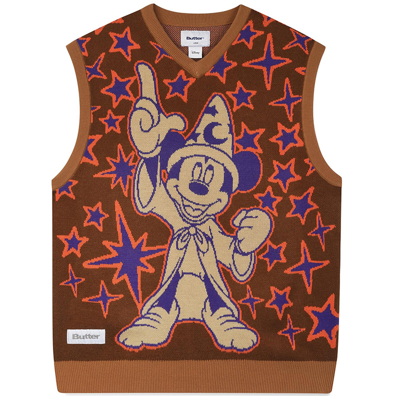 Butter x Disney Starry Skies Knitted Vest Brown