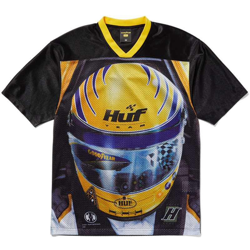Huf X Goodyear Final Lap Jersey Black Huf X Goodyear Final Lap Jersey Black