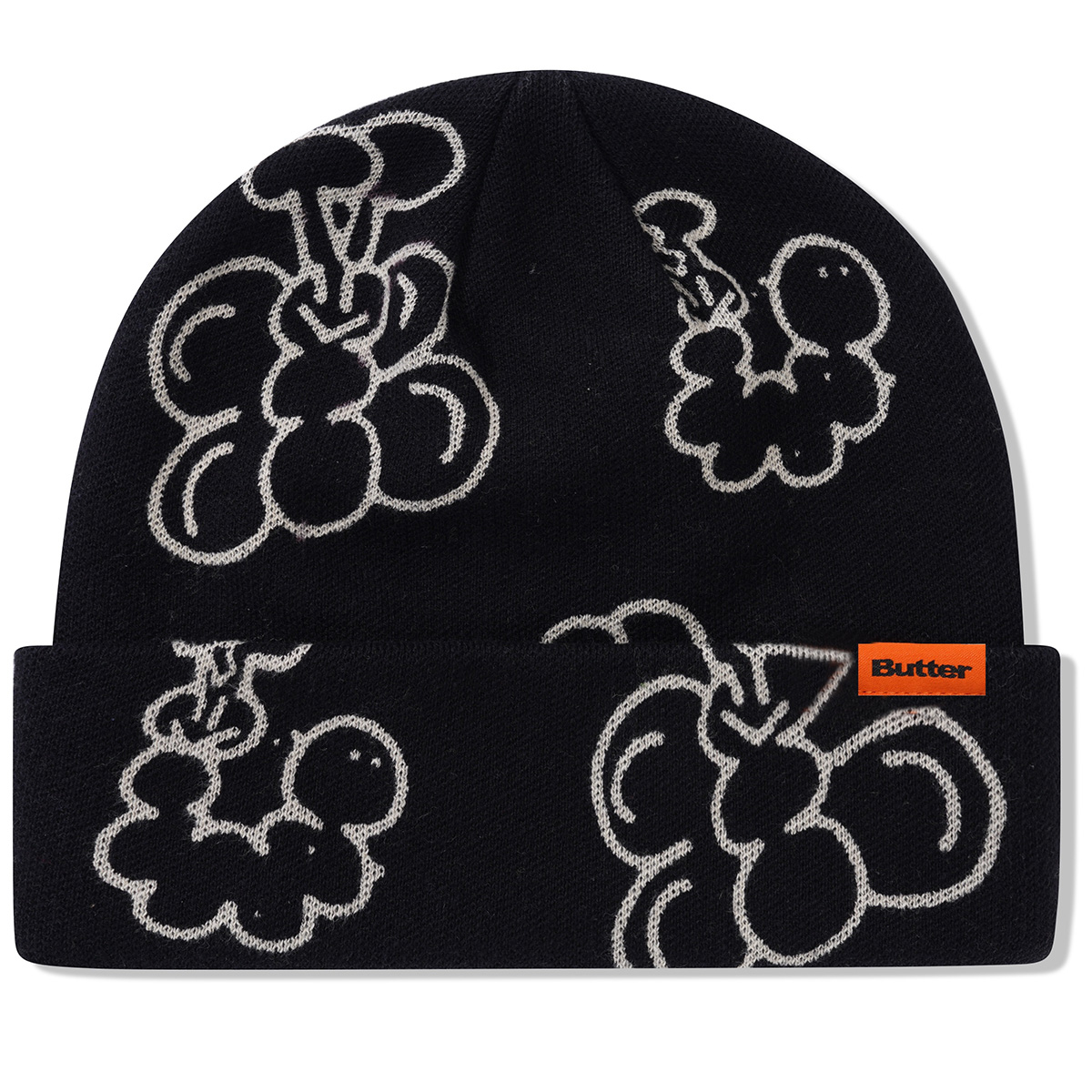 Butter Goods Bugs Beanie Black Butter Goods Bugs Beanie Black