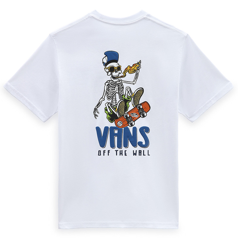 Vans Kids By Skull Slice T-Shirt White