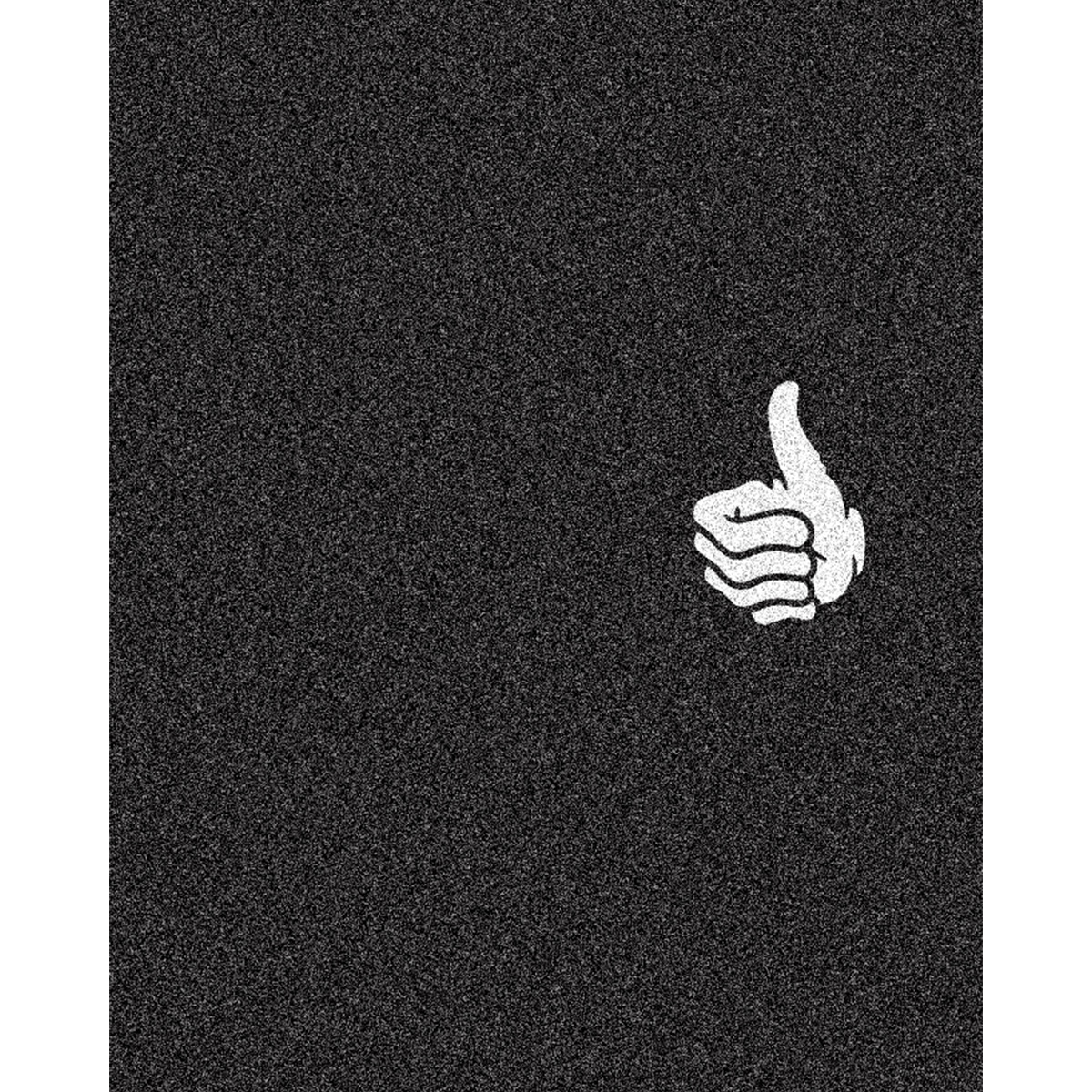Bro Style Choice Thumbs Up Griptape Sheet Black 9.0 Bro Style Choice Thumbs Up Griptape Sheet Black 9.0