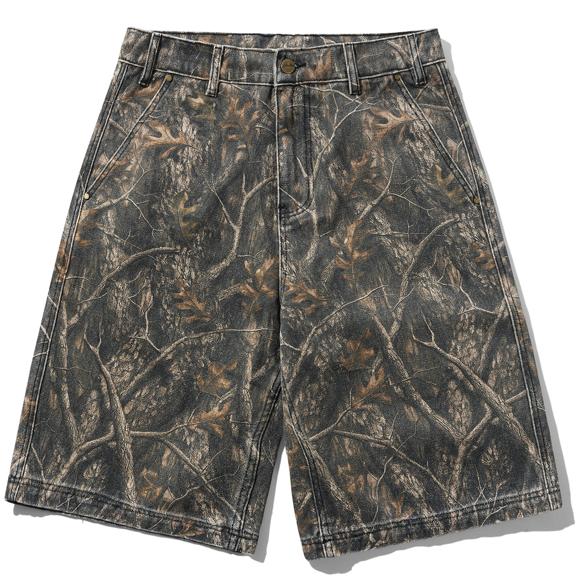 Butter Goods Work Shorts Forest Camo