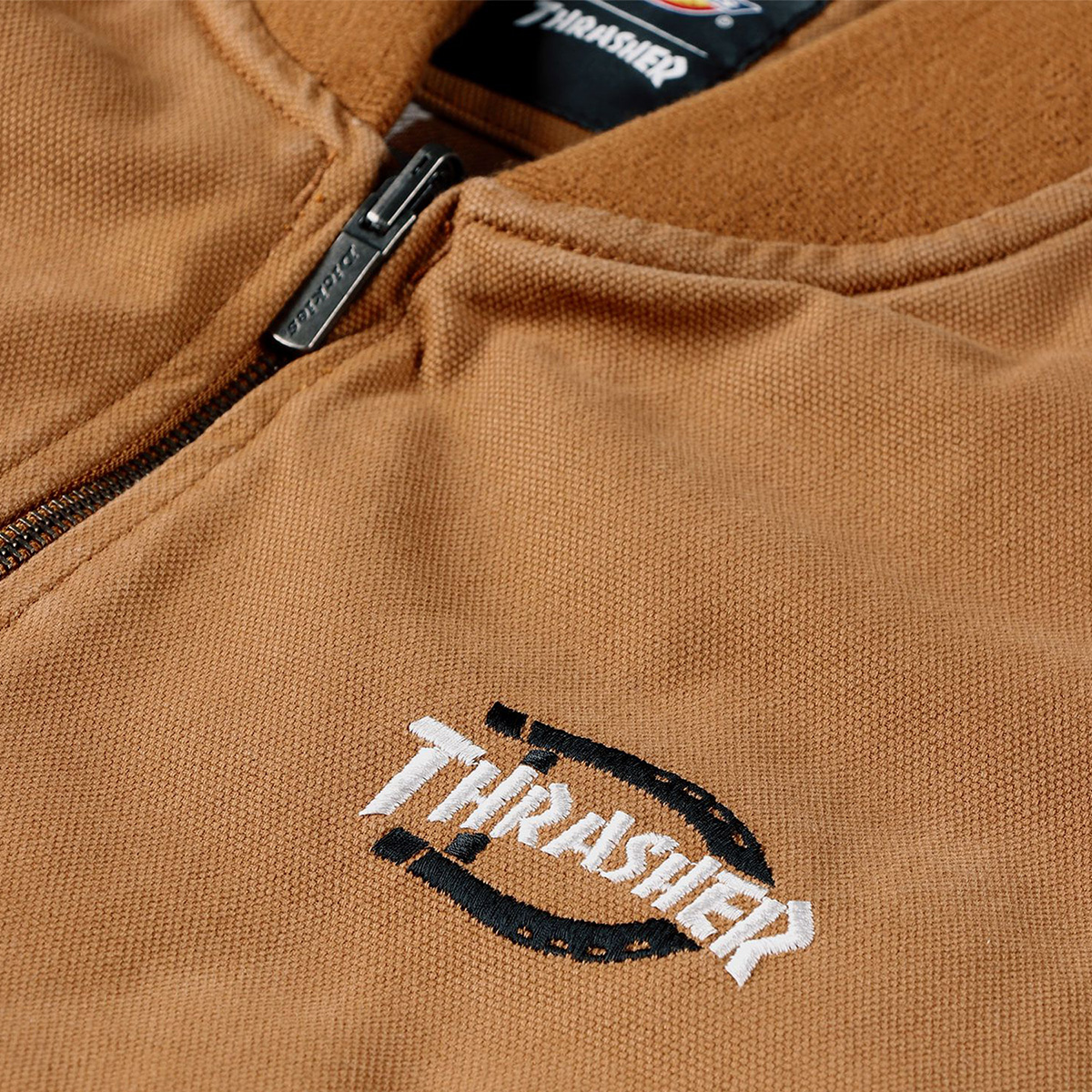 Thrasher X Dickies Vest Brown Duck