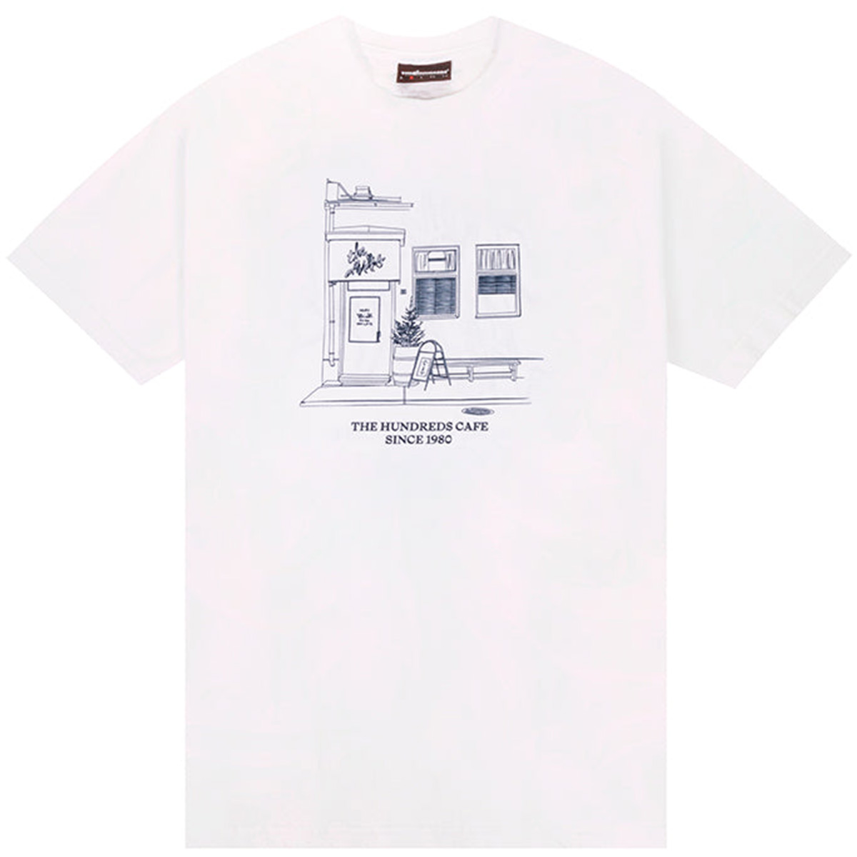 The Hundreds Cafe T-Shirt White The Hundreds Cafe T-Shirt White