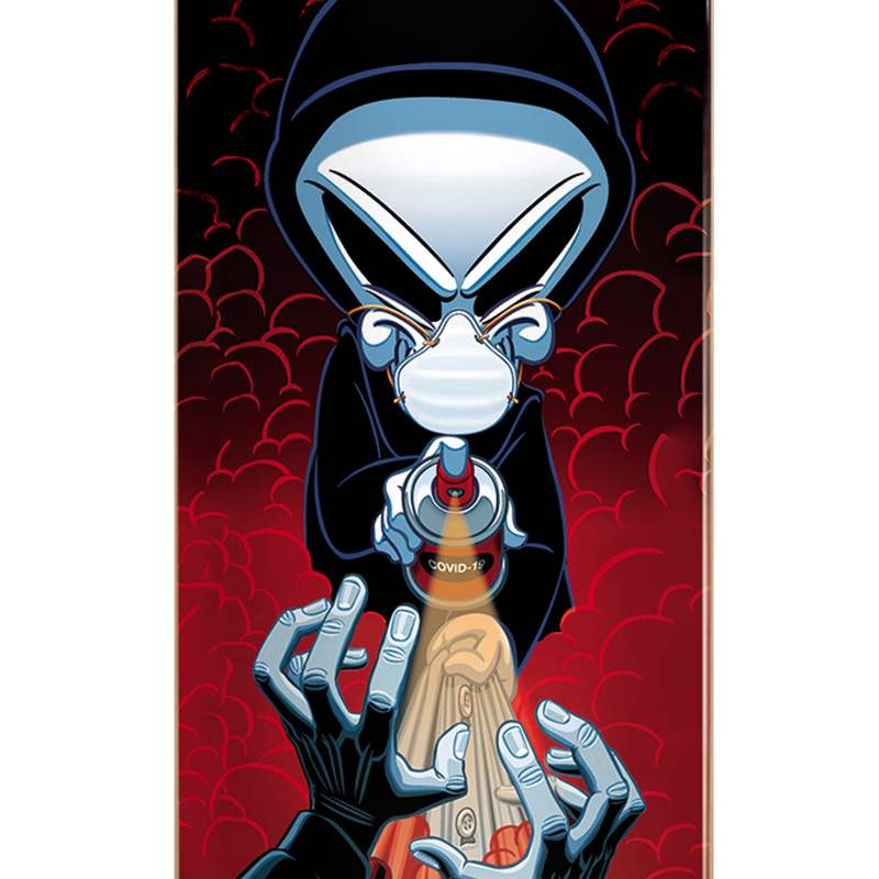 Blind TJ Covid Reaper R7 Skateboard Deck Rogers 8.0 Blind TJ Covid Reaper R7 Skateboard Deck Rogers 8.0