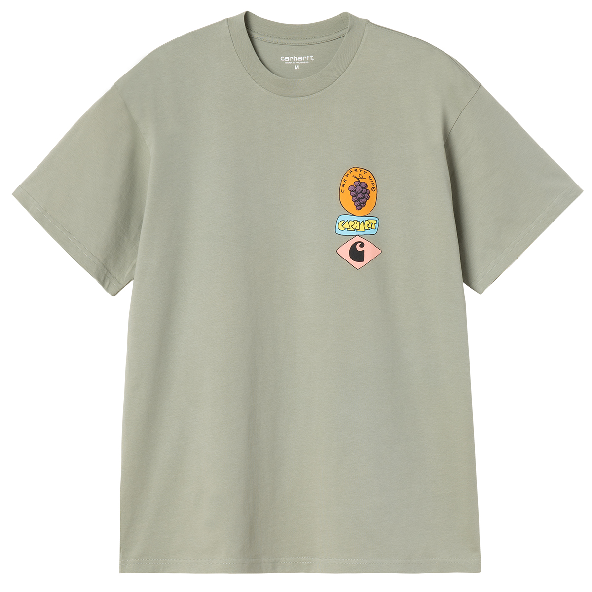 Carhartt WIP Stacked Grapes T-Shirt Shady Green 