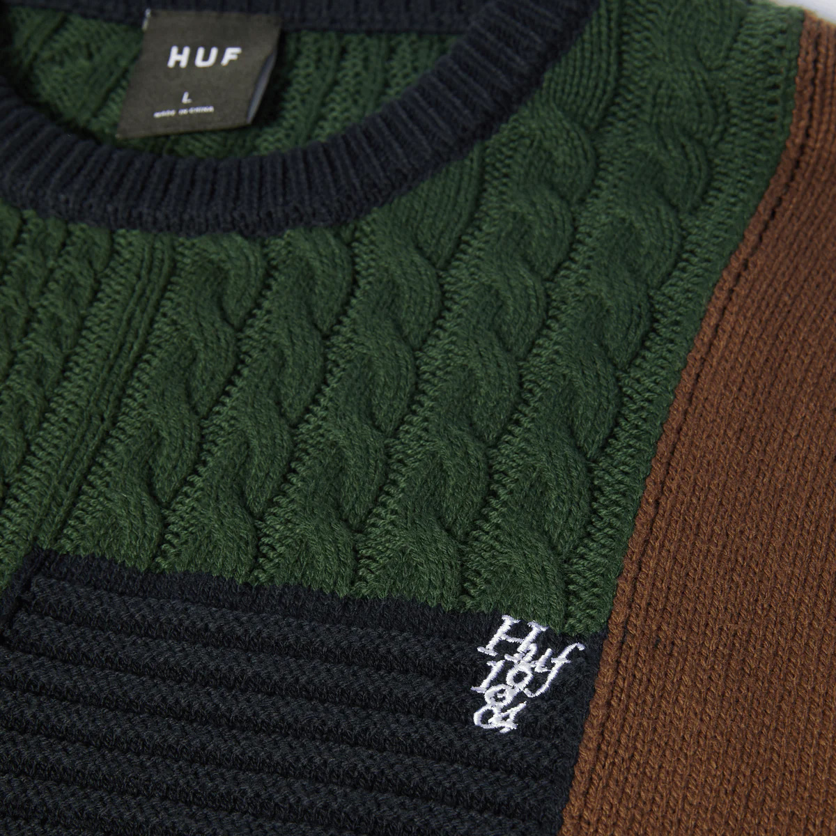 HUF Columbia Cable Knit Sweater