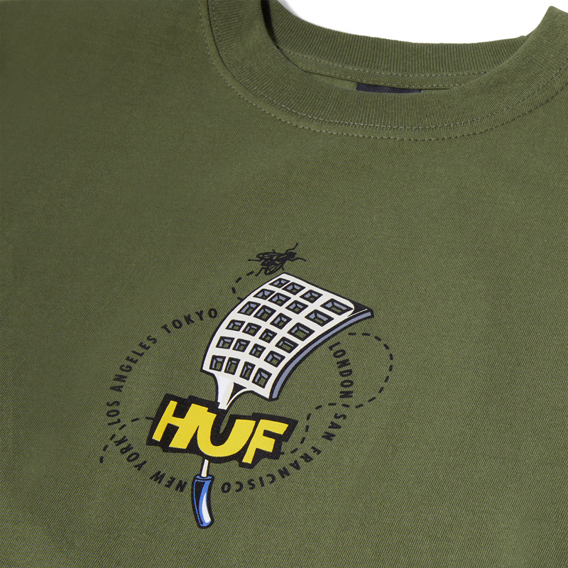 HUF Swat Team T-Shirt Olive HUF Swat Team T-Shirt Olive