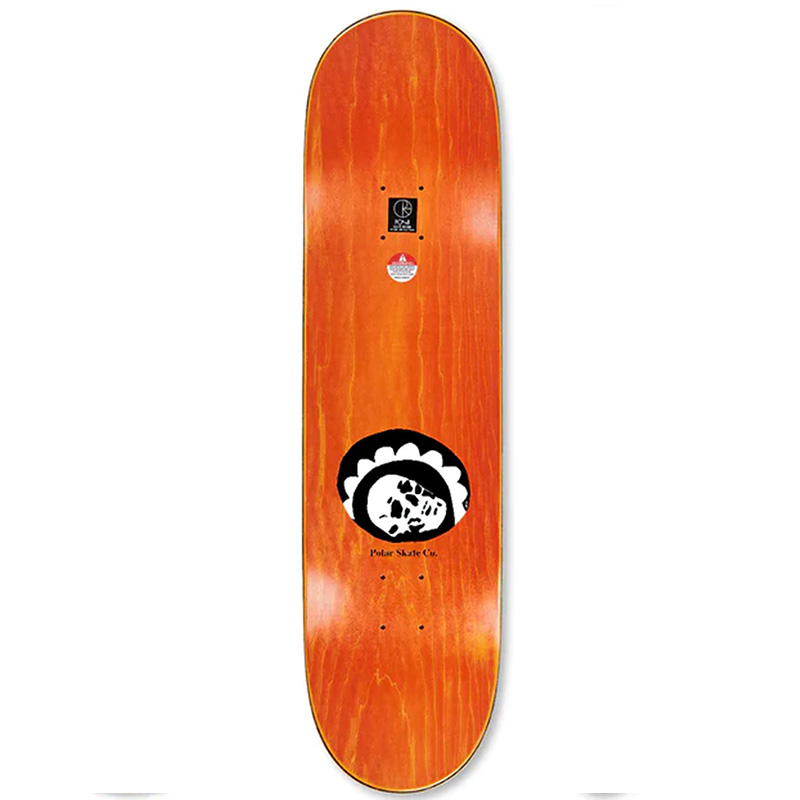 Polar Hjalte Halberg It Will Pass Wheel Wells Skateboard Deck Blue 8.25