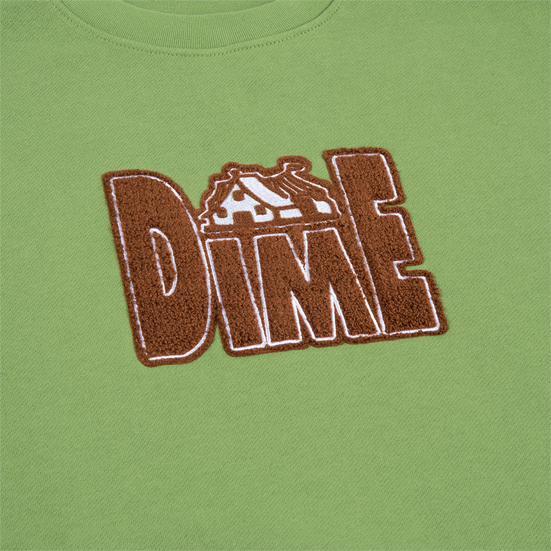 Dime Club Crewneck Sweater Kale Dime Club Crewneck Sweater Kale