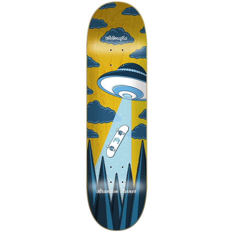 Sk8Mafia Turner Hacked Assorted Veneers Skateboard Deck 8.25 Sk8Mafia Turner Hacked Assorted Veneers Skateboard Deck 8.25