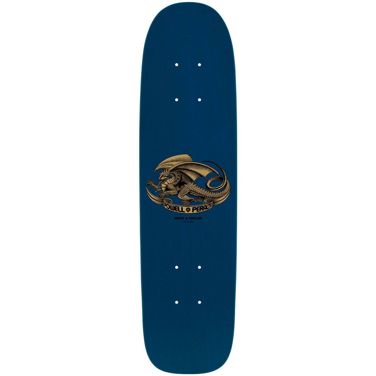 Powell Peralta Bones Brigade Mullen Series 15 Skateboard Deck Blue 7.4