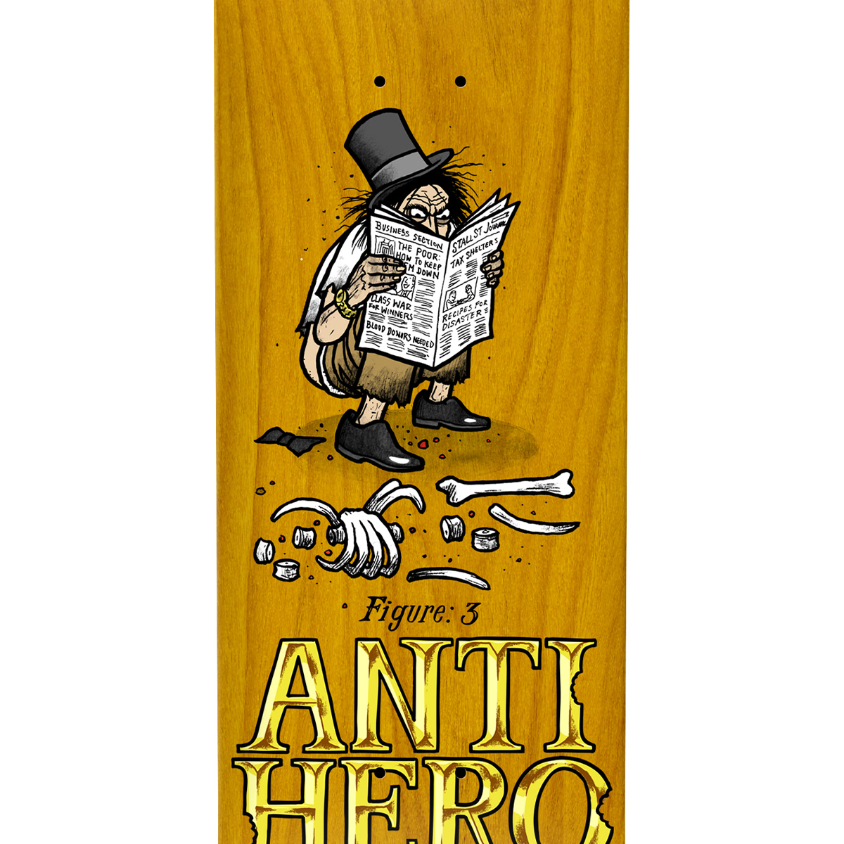 Anti Hero Kanfoush Eat The Rich Skateboard Deck 8.25