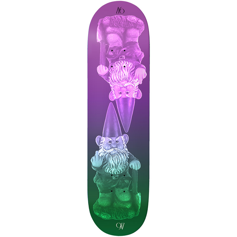 Call Me 917 Gnome 01 Slick Skateboard Deck 8.25 x 31.8