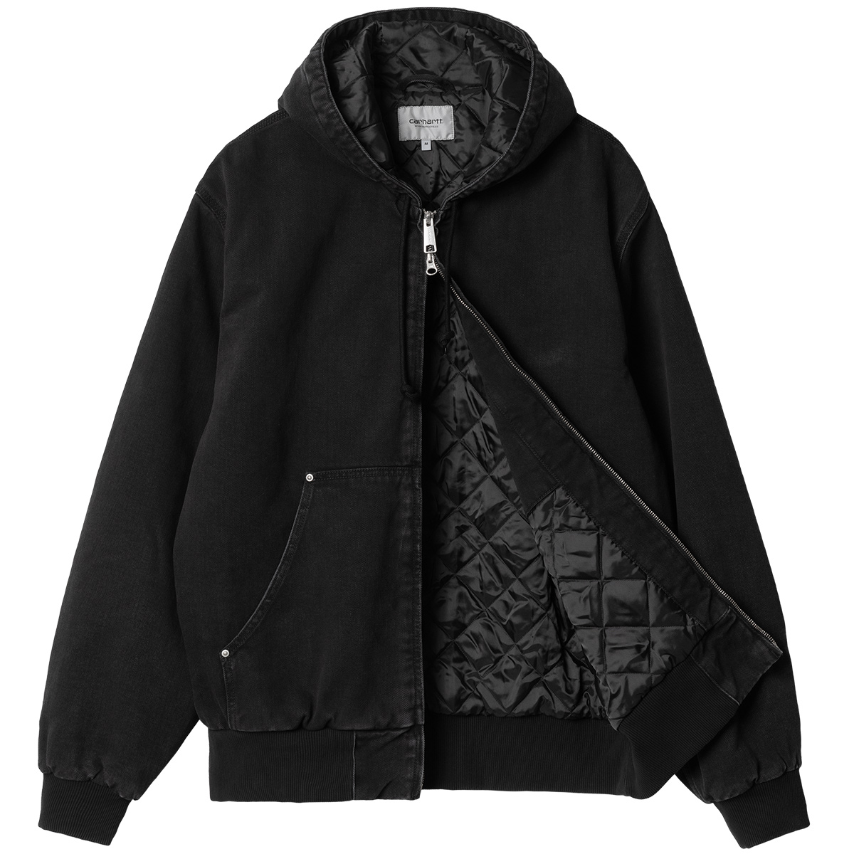 Carhartt WIP OG Active Rivet Jacket Black Stone Washed Carhartt WIP OG Active Rivet Jacket Black Stone Washed