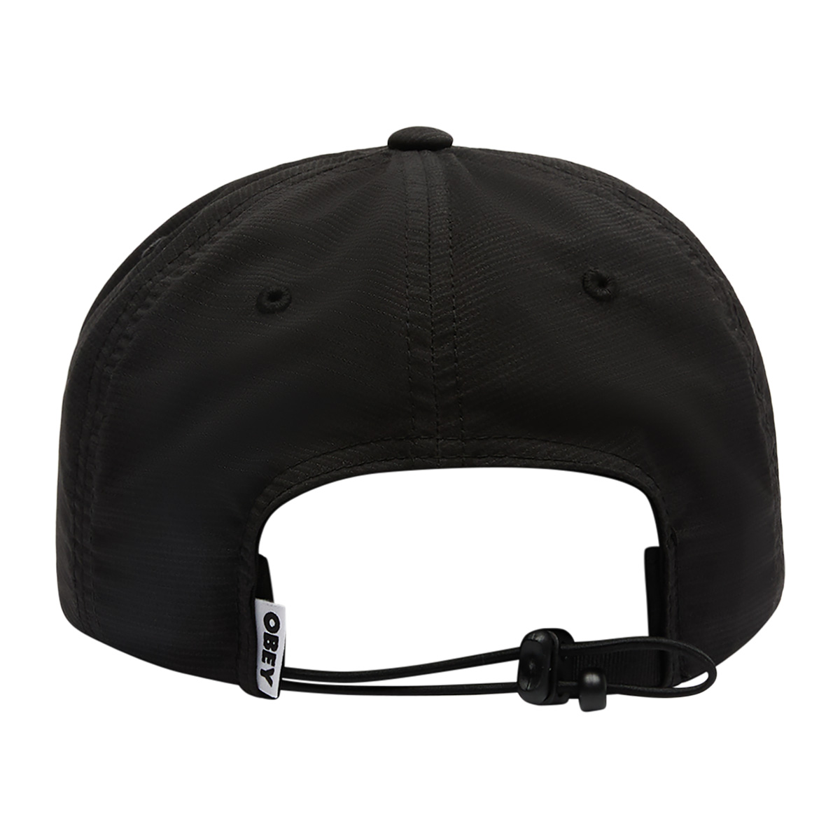 Obey Stride 5 Panel Strapback Black