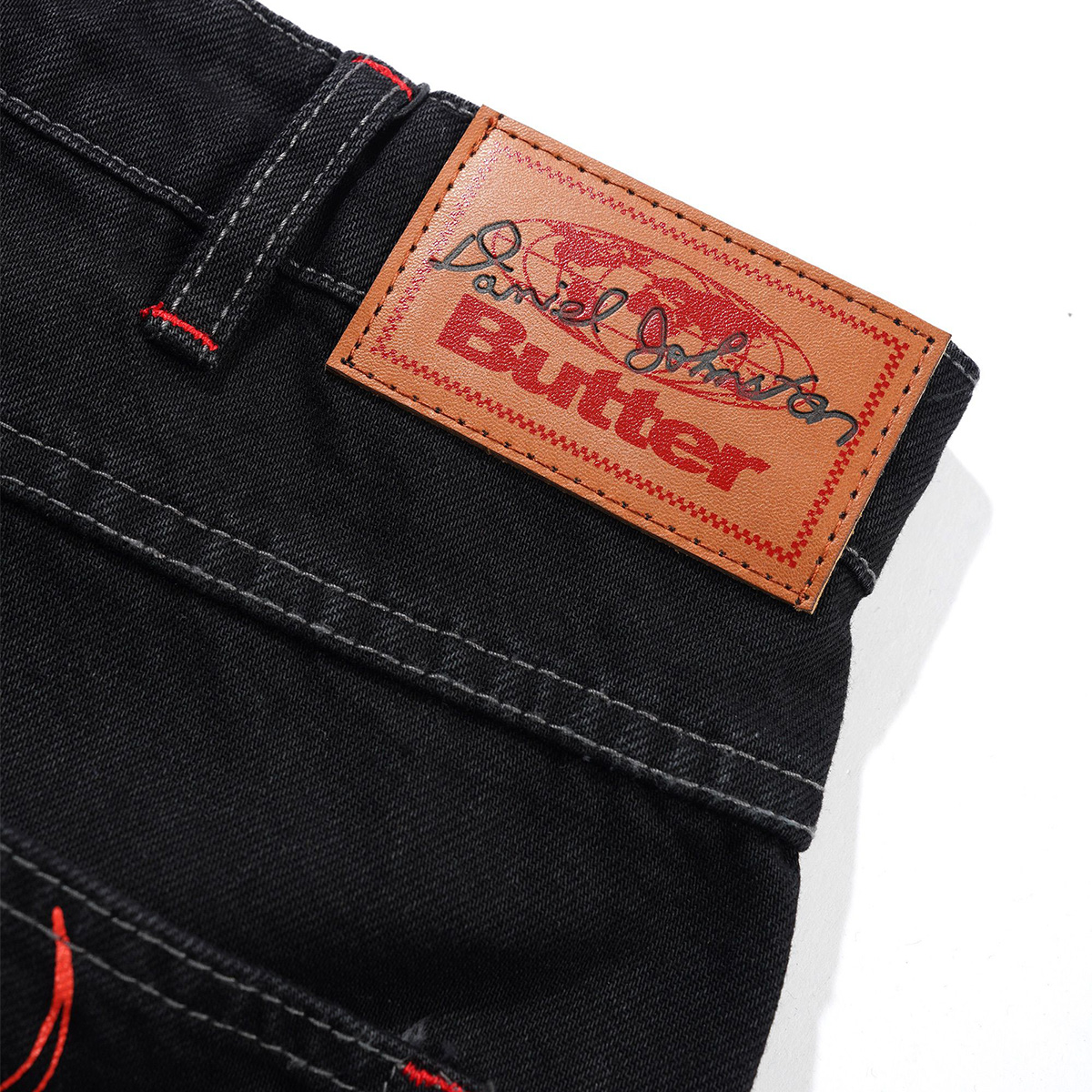 Butter Goods x Daniel Johnston Dragon Denim Short Washed Black