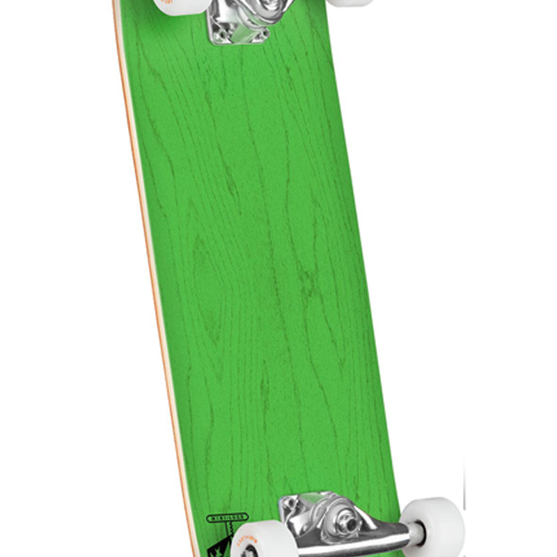 Mini Logo Chevron Detonator 15 Birch Complete Skateboard Dyed Shape 291 Green 7.75