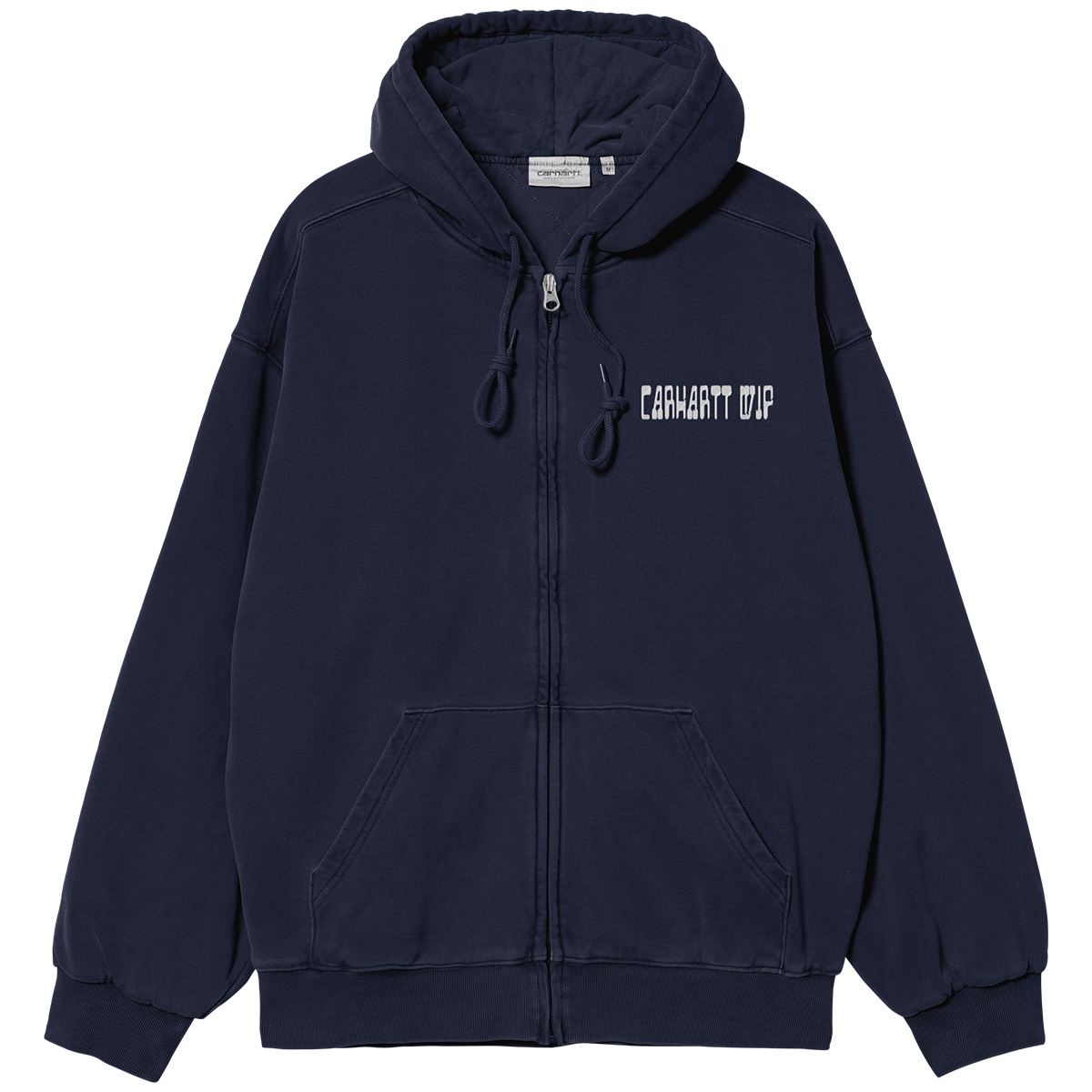 Carhartt WIP Hooded Think Tank Sweat Jacket Blue/White Carhartt WIP Hooded Think Tank Sweat Jacket Blue/White