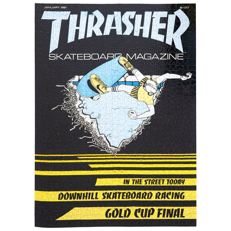 Thrasher First Cover Jan 1981 Jigsaw Puzzle