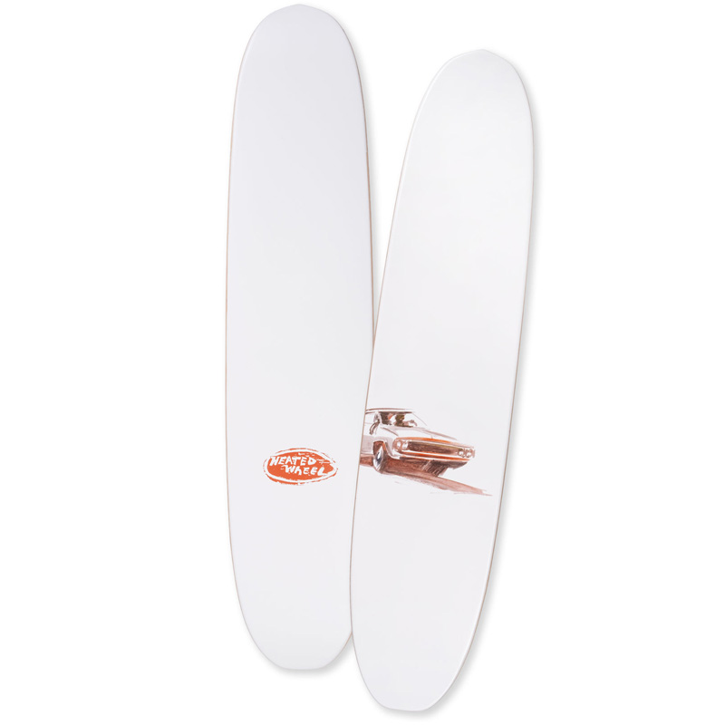 The Heated Wheel Charger Polarizer Skateboard Deck 6.0