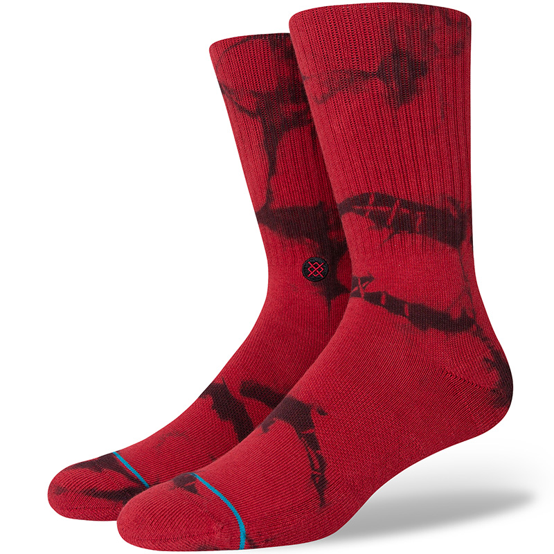 Stance Nosten Crew Socks Red Stance Nosten Crew Socks Red
