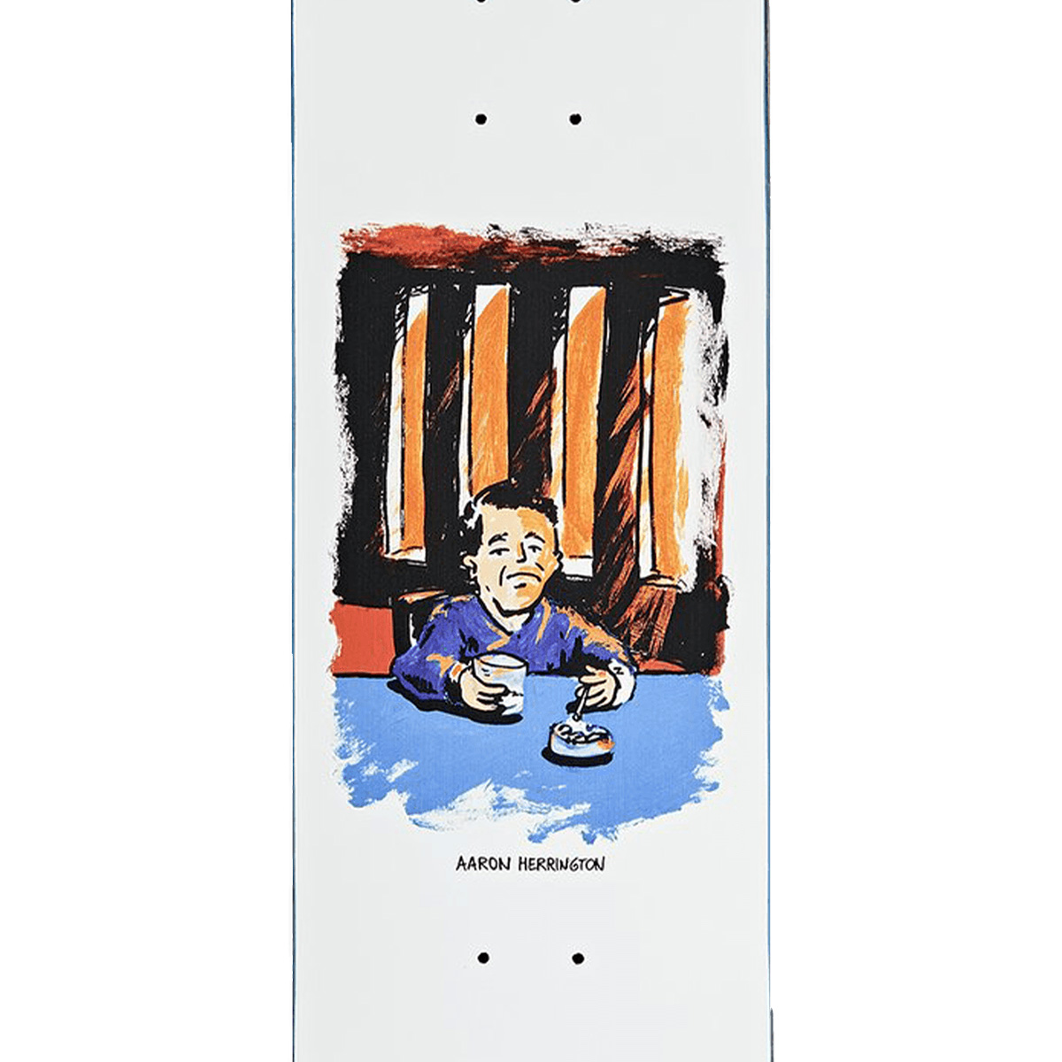 Polar Aaron Herrington Chain Smoker Skateboard Deck 8.375