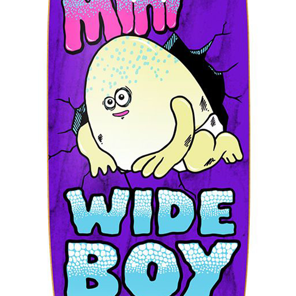 Heroin Mini Wide Boy Skateboard Deck 10.5