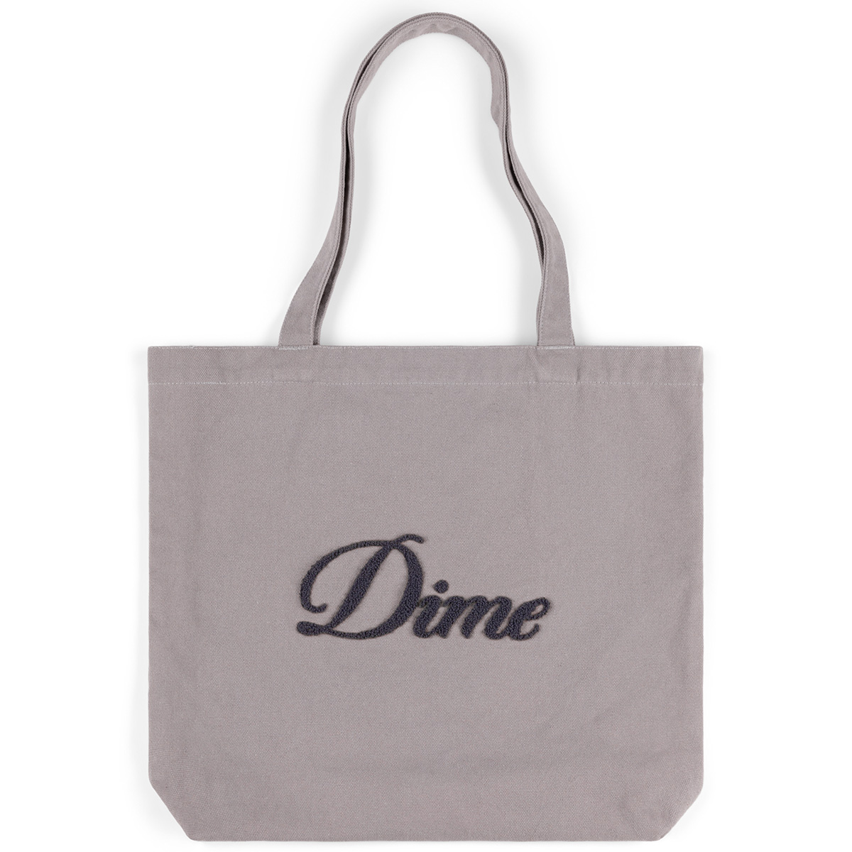 Dime Cursive Chenille Tote Bag Concrete