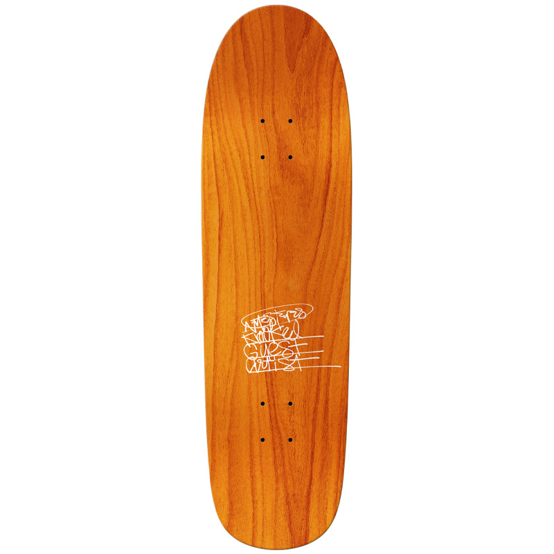 Krooked Natas Guest Pro Natas Art Skateboard Deck Blue 8.88