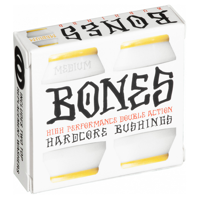 Bones Hardcore Bushings Medium 91A White -2 truck set-